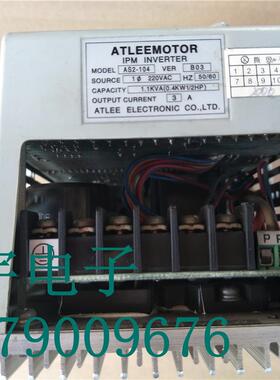 ATLEEMOTOR变频器AS2-DIPM AS2-104D 400W 0.4KW询价