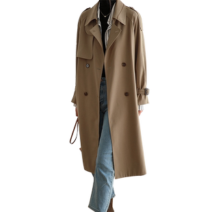 嘉茱莉2026年新款风衣外套女春秋中长款韩系风格穿搭今年流行上衣