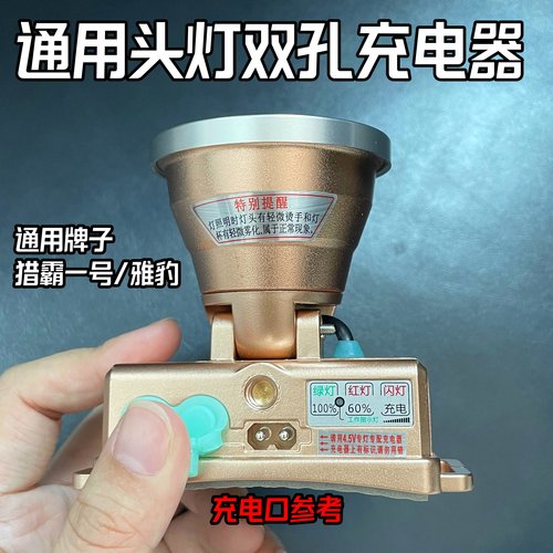 头灯双孔充电器通用猎霸一号雅豹