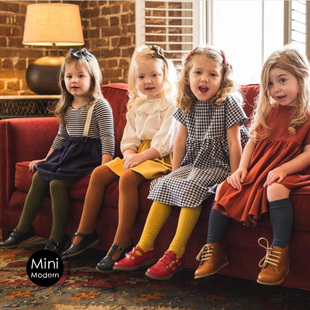 西班牙原装进口Condor春秋男女童柔软连裤袜坑条纹不起球打底裤袜