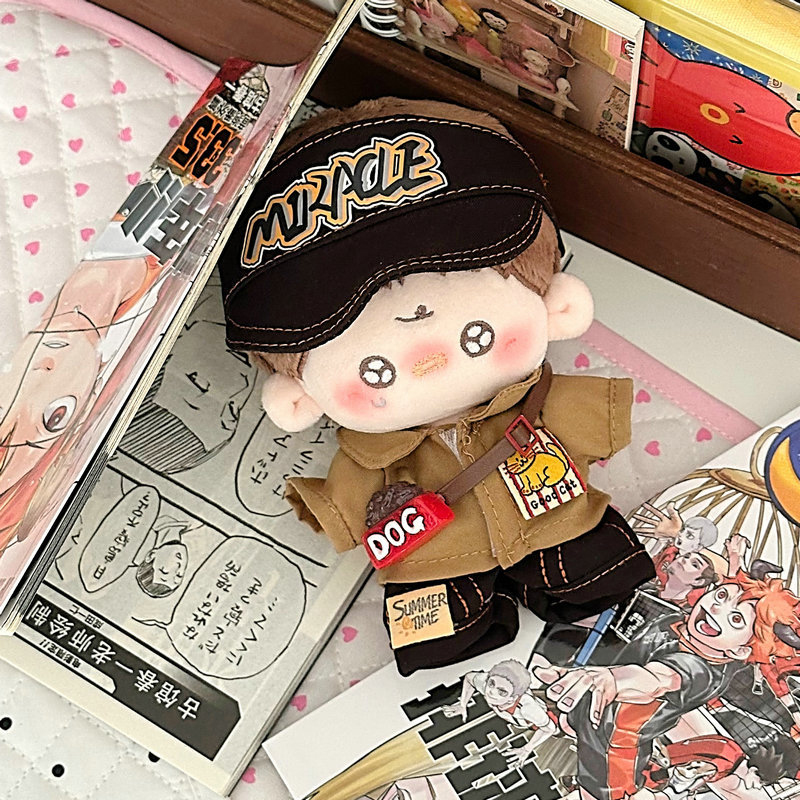 棉花娃娃怪味便利店娃衣10cm毛绒公仔换装衣服正常体棉花娃衣套装