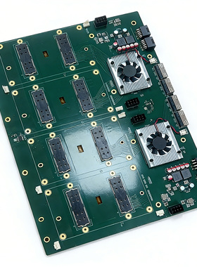 速桥8654转SXM2转接卡 四卡P100 V100模组300G NVLink显卡GPU底板