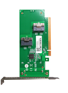 速桥PCI-E 4.0 16X转SlimSAS SFF-8654转接卡游戏显卡外接扩展卡