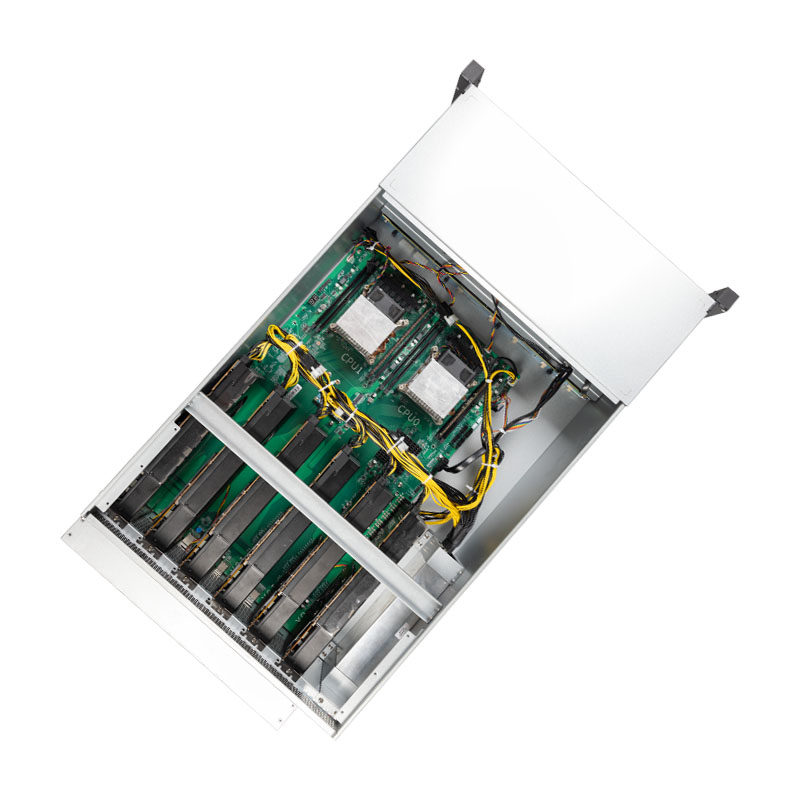 ALEO定制6显卡GPU双路X99六卡主板准系统平台服务器AI图形工作站