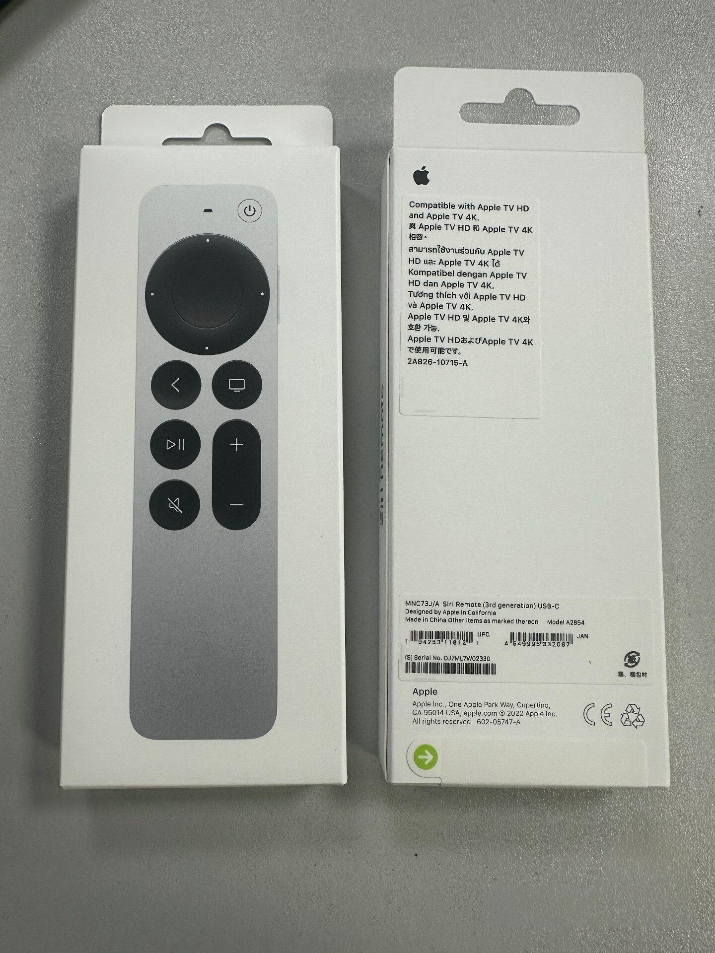 苹果TV7遥控器2854型号图片