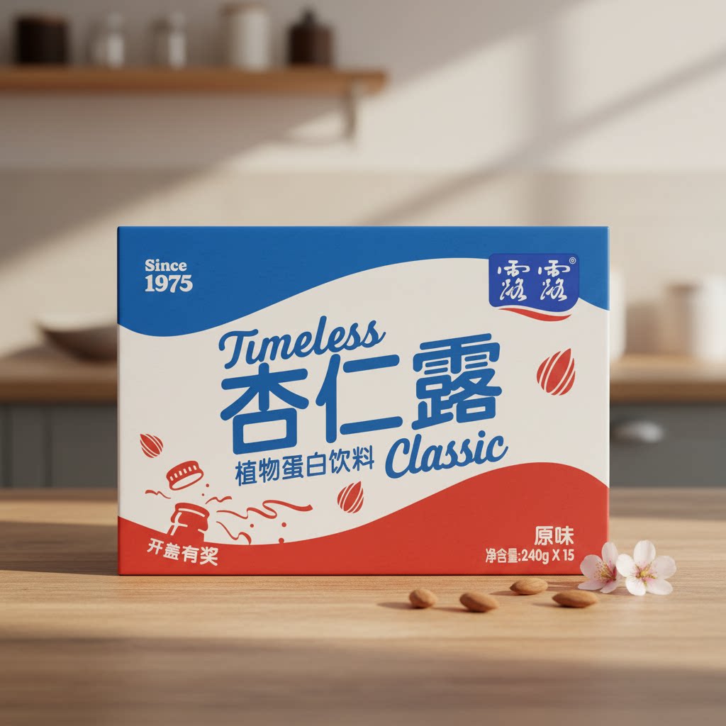 承德露露杏仁露玻璃瓶240ml*15图片
