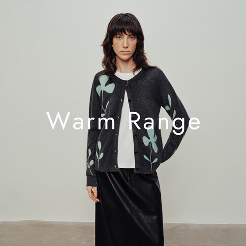 Warm Range 艺术感羊毛混纺毛织开衫