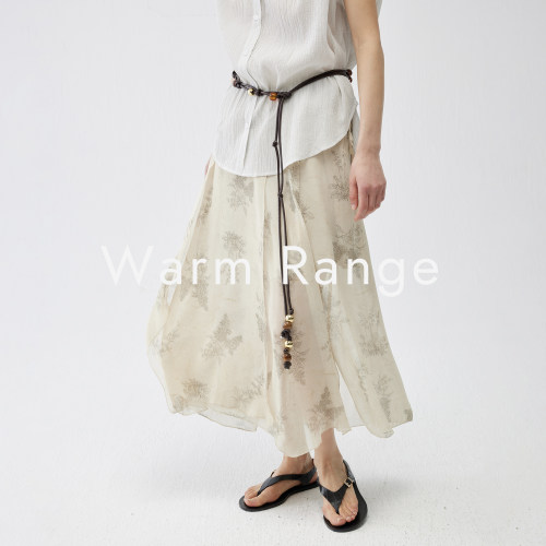 Warm Range 撞色波西米亚度假编织皮绳腰带