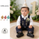 新款 套装 男童英伦风小绅士西装 男宝宝春季 马甲衬衣长裤 生日周岁服
