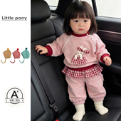 新款 长袖 长裤 女童春季 外出服女宝宝可爱卡通小兔子卫衣卫裤 两件套