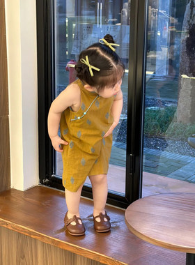 新中式童装女童旗袍裙2026夏季新款宝宝复古国风汉服连衣裙背心裙