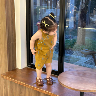 新中式 女童旗袍裙2026夏季 新款 宝宝复古国风汉服连衣裙背心裙 童装