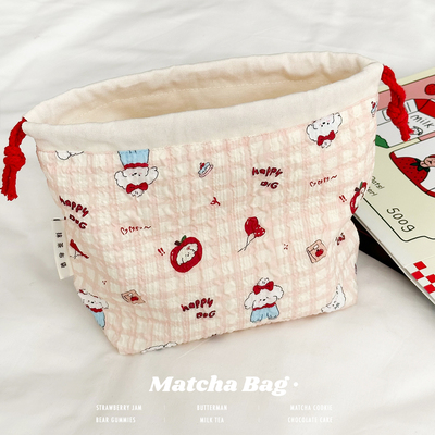 这设计也太可爱了！束口收纳包