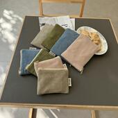 2025新款 灯芯绒零钱包女化妆包卫生巾收纳包便携口红钥匙小包卡包