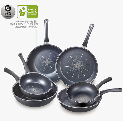 韩国原装进口正品 PN枫年克拉斯 IH 不粘锅炒锅平底煎锅炒菜锅