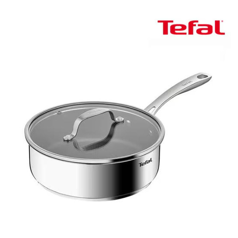 原装进口正品 Tefal特福 镀钛不粘锅炒锅平底锅多功能锅汤锅