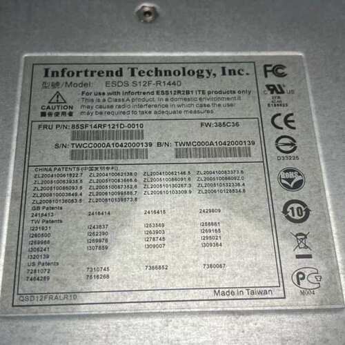 议价Infortrend ESDS S12F-R1440