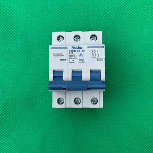 议价正品上海 Nader NDB2T-63 D16 3P 16A 三相空气开关断路器