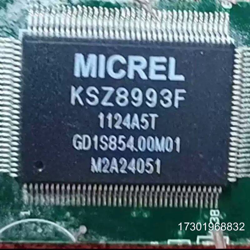议价#芯片KSZ8993F 旧货带板库存430只!价格以 可维修!