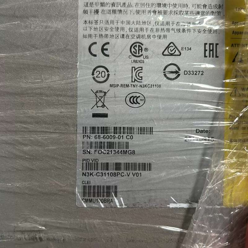 议价N3k-C31108PC-V交换机48个万兆SFP+6个10洁川