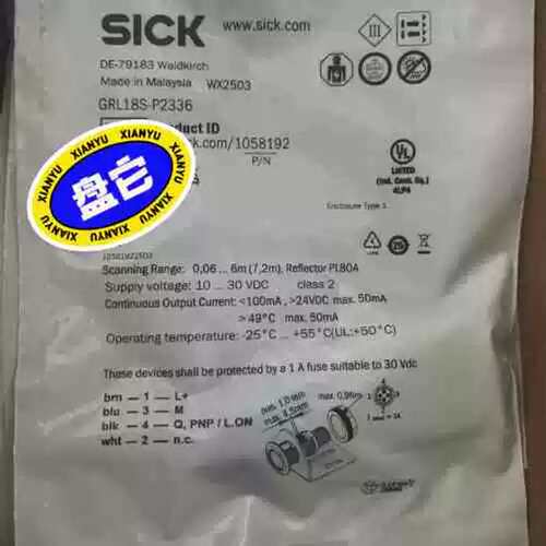 议价圆柱形光电感测器1058192 GRL18S-P
