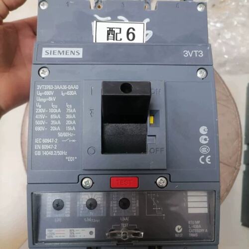 议价3VT3763-3AA36-0AA0塑壳断路器，630