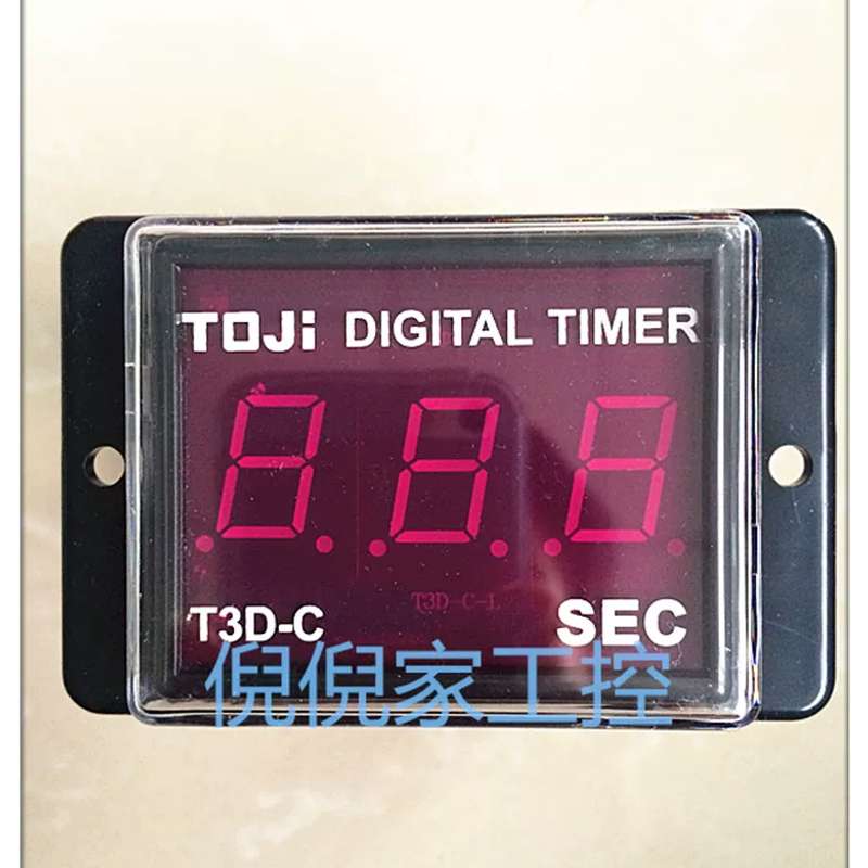 议价台湾统技TOJI三位数显T3D-C计数器999S 99.9S M正品T4D-C