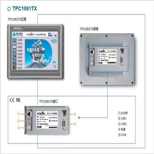 仑通态触控屏幕TPC7062TX/KX/TD/KT/1061/TI/1162/1261/1561HII（