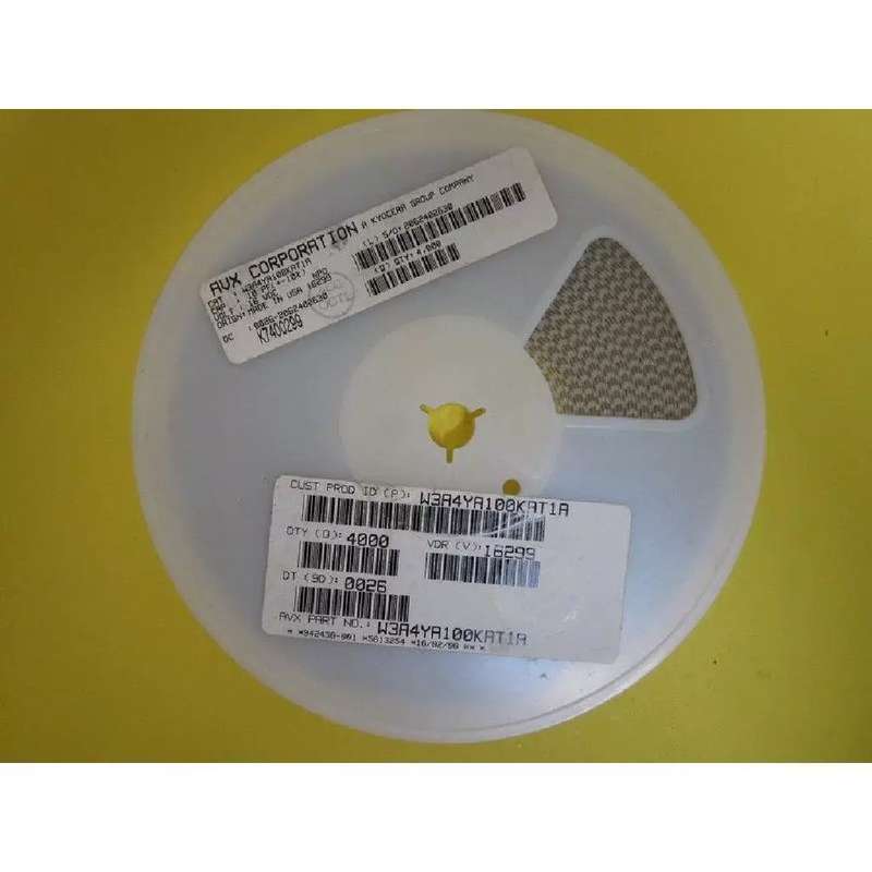 议价AVX 电容器阵列 W3A4YA100KAT1A,16VDC,10 pF 盖,4000 卷