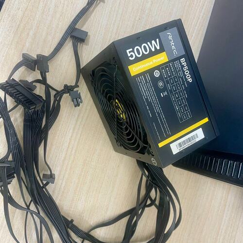 议价安钛克BP500P电源，额定500W，件，功能正常，风扇