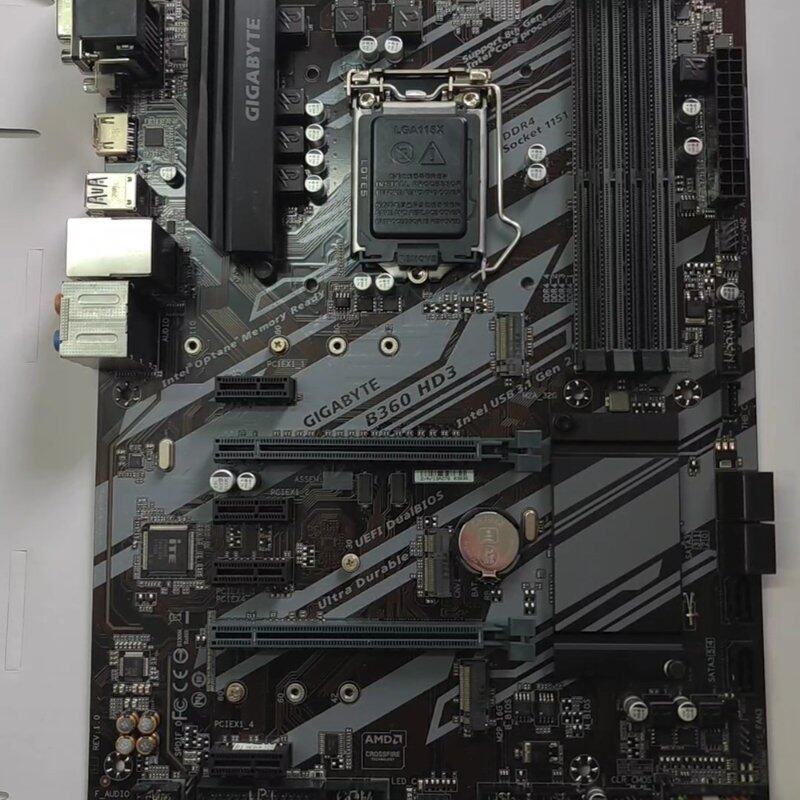 议价库存主板 技嘉 B360-HD3 A1151大板四内存槽