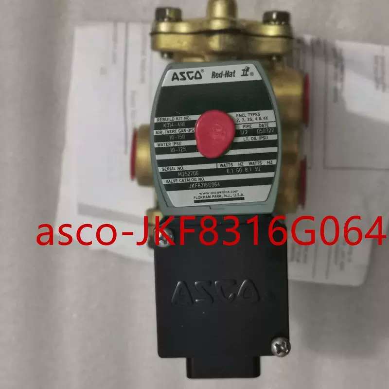 议价阿斯卡电磁阀JKF8316G064二位三通4分接口先导式流体阀