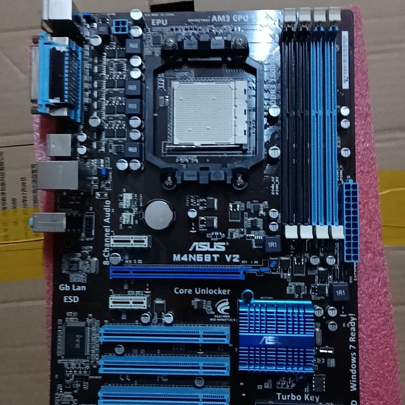 议价华硕主板M4N68T V2独立显卡大板AM3接口DDR3内存