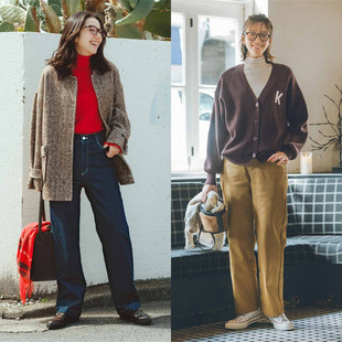 外贸出口日单绒裤 女裤 加绒加厚显瘦直筒休闲防风有大码 新款 冬季