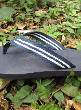 夏季加大加肥新款蓝色轻便沙滩鞋宽版47 48 49男鞋人字拖