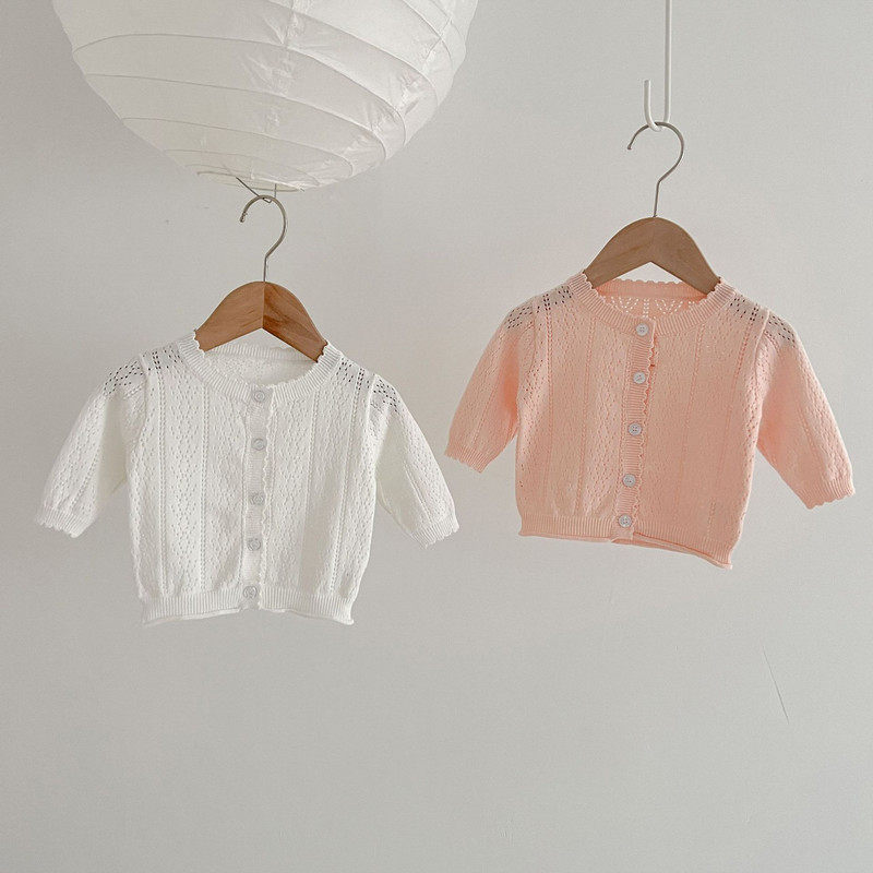 韩国春夏婴童女宝宝甜美透气柔软纯色防晒开衫外套,童装/婴儿装/亲子装,儿童皮肤衣/防晒衣,淘宝优惠券,粉丝福利购,淘宝优惠卷