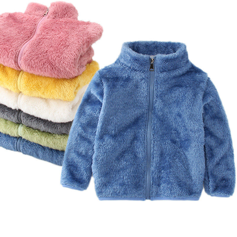 儿童秋冬款双面北极绒毛毛外套男女通用保暖17岁青少年装,童装/婴儿装/亲子装,T恤,淘宝优惠券,粉丝福利购,淘宝优惠卷
