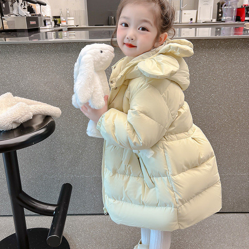 2025新款女童羽绒服中长款冬季加厚韩版可爱棉服女孩外套,童装/婴儿装/亲子装,羽绒内胆,淘宝优惠券,粉丝福利购,淘宝优惠卷