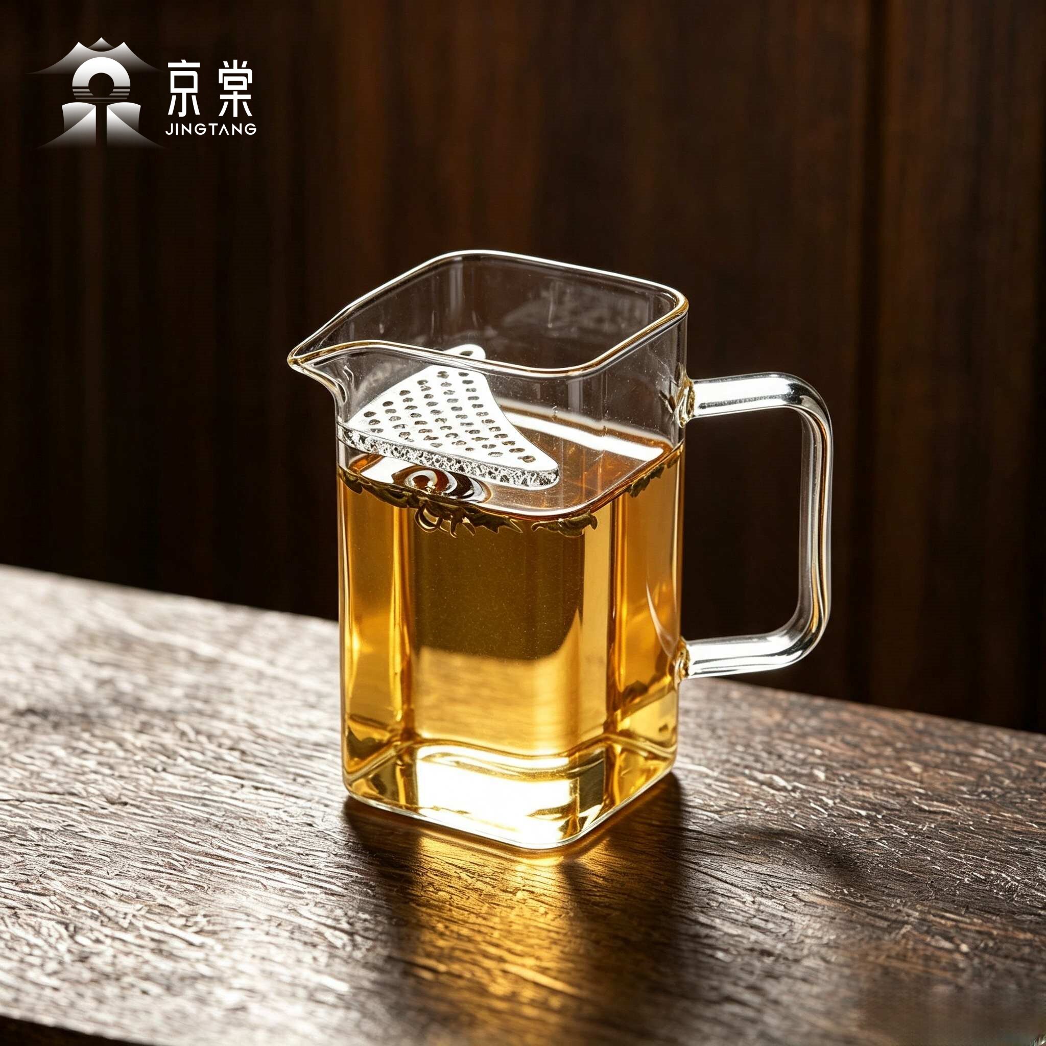 京棠高硼硅耐热玻璃公道杯茶滤网分茶器泡茶壶茶具