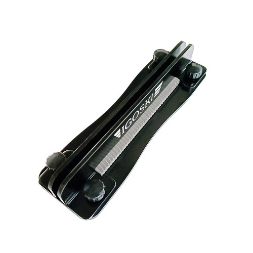 IGOSKI滑雪板打蜡刮板修理器亚克力刮板打磨工具含锉刀