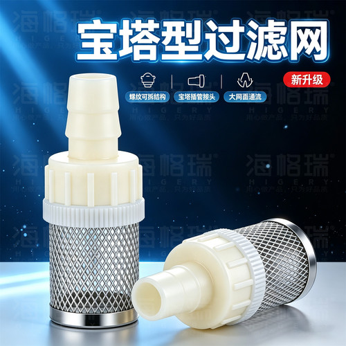 不锈钢软管过滤网罩防堵筛网