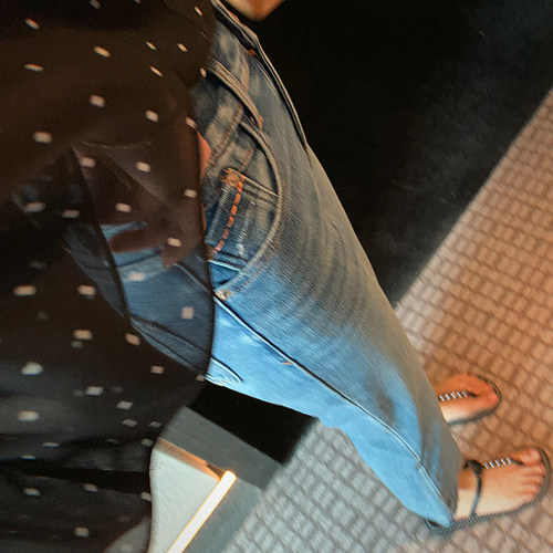 bigyu 复古微喇牛仔裤女高腰显瘦修身春夏新款弹力小个子九分裤子