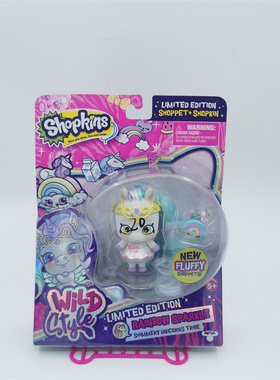 美国shopkins购物精灵公仔女孩过家家迷你仿真宠物儿童卡通小玩具
