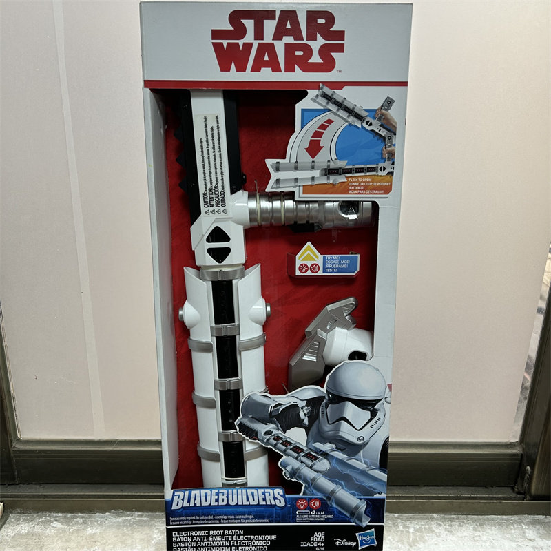 대외 무역 HASBRO  스타 워즈 화이트 군인 무기 제다이 마스터 광선 검 폭동 스틱 어린이 교육 장난감