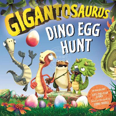 小恐龙大冒险 寻找恐龙蛋 儿童绘本故事书 英文原版 Gigantosaurus - Dino Egg Hunt