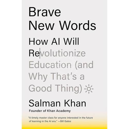 现货 勇敢新语 2024比尔盖茨书单 萨尔·可汗 人工智能AI 英文原版 Brave New Words