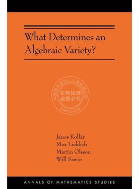 【满299送PUP新年台历】 What Determines an Algebraic Variety? 英文原版 普林斯顿