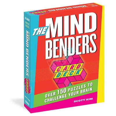 现货 Mind Benders Card Deck 超过150个谜题挑战你的大脑 英文原版