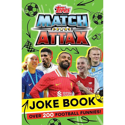 Match Attax 足球球星卡笑话书 英文原版 Match Attax Joke Book 7-12岁