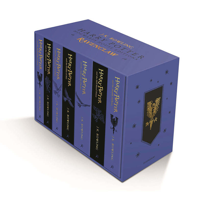 现货 哈利波特1-7册 拉文克劳学院 盒装平装版 英文原版 Harry Potter Ravenclaw House Paperback套装 JK 罗琳 周边小说